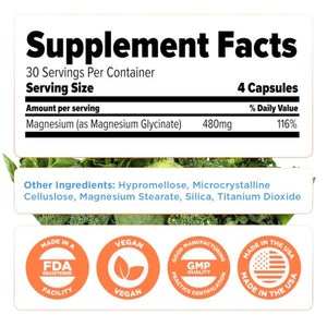 Selfevolve Magnesium Glycinate 480 120cap