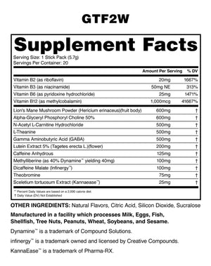 Get The F 2 Work NOOTROPIC
