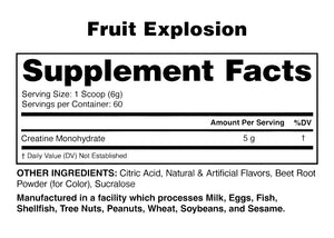 Anabolic Warfare Creatine Monohydrate Fruit Punch