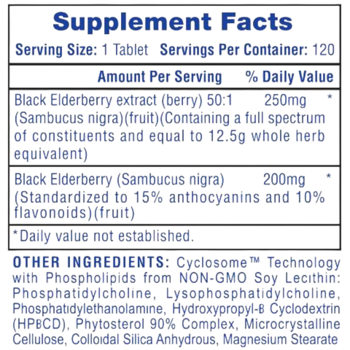 Hi-Tech Black Elderberry