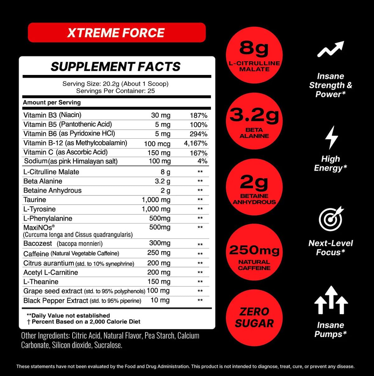 EC Sports Xtreme Force Pre Workout
