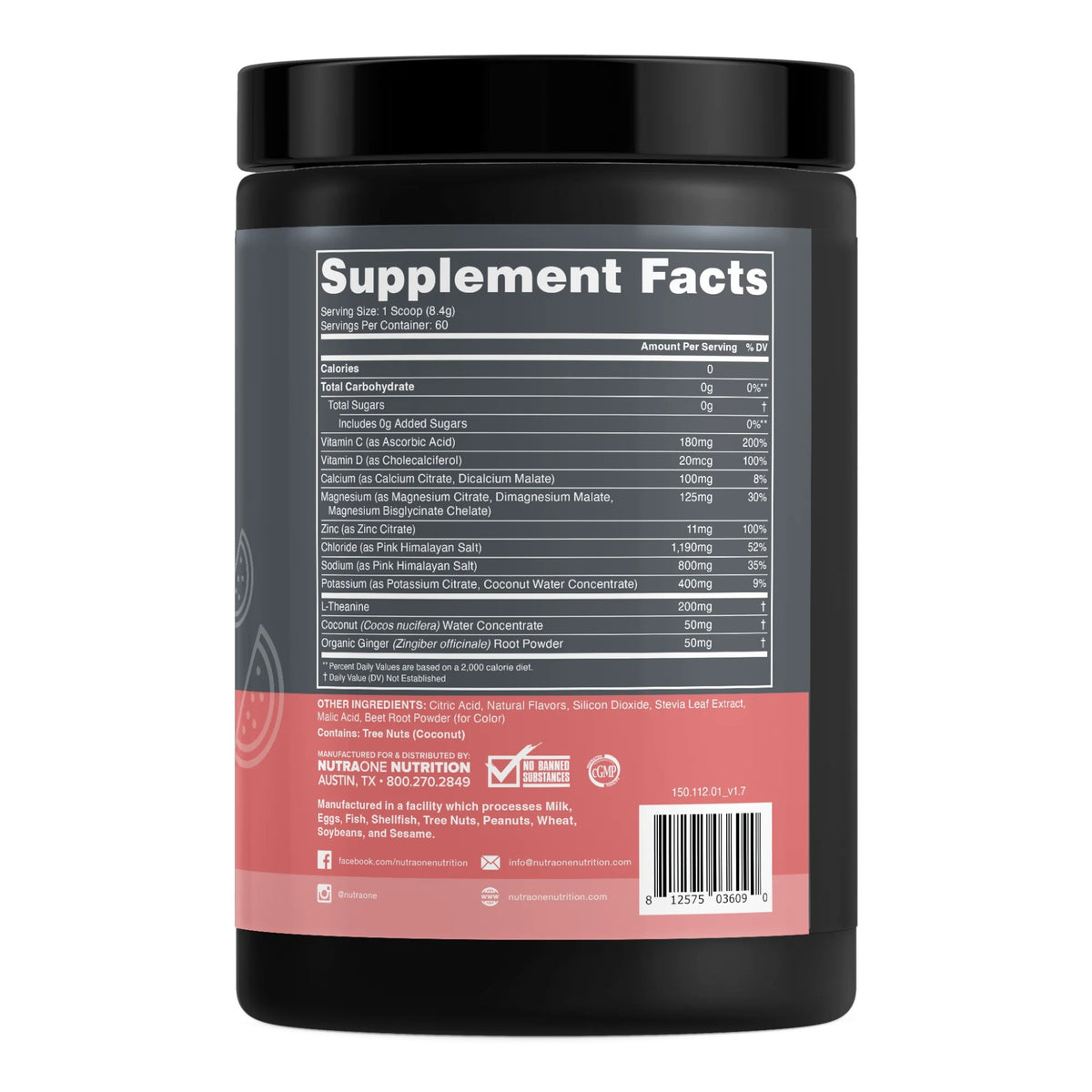 HydrateOne Tub 60serv