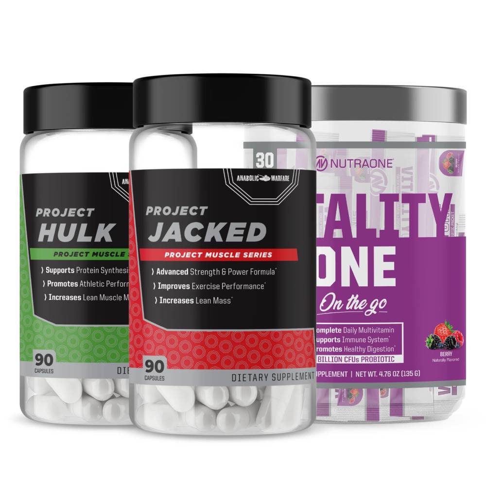 NYNY 26 Muscle Performance Stack (Hulk, Jacked, VitalityOne)