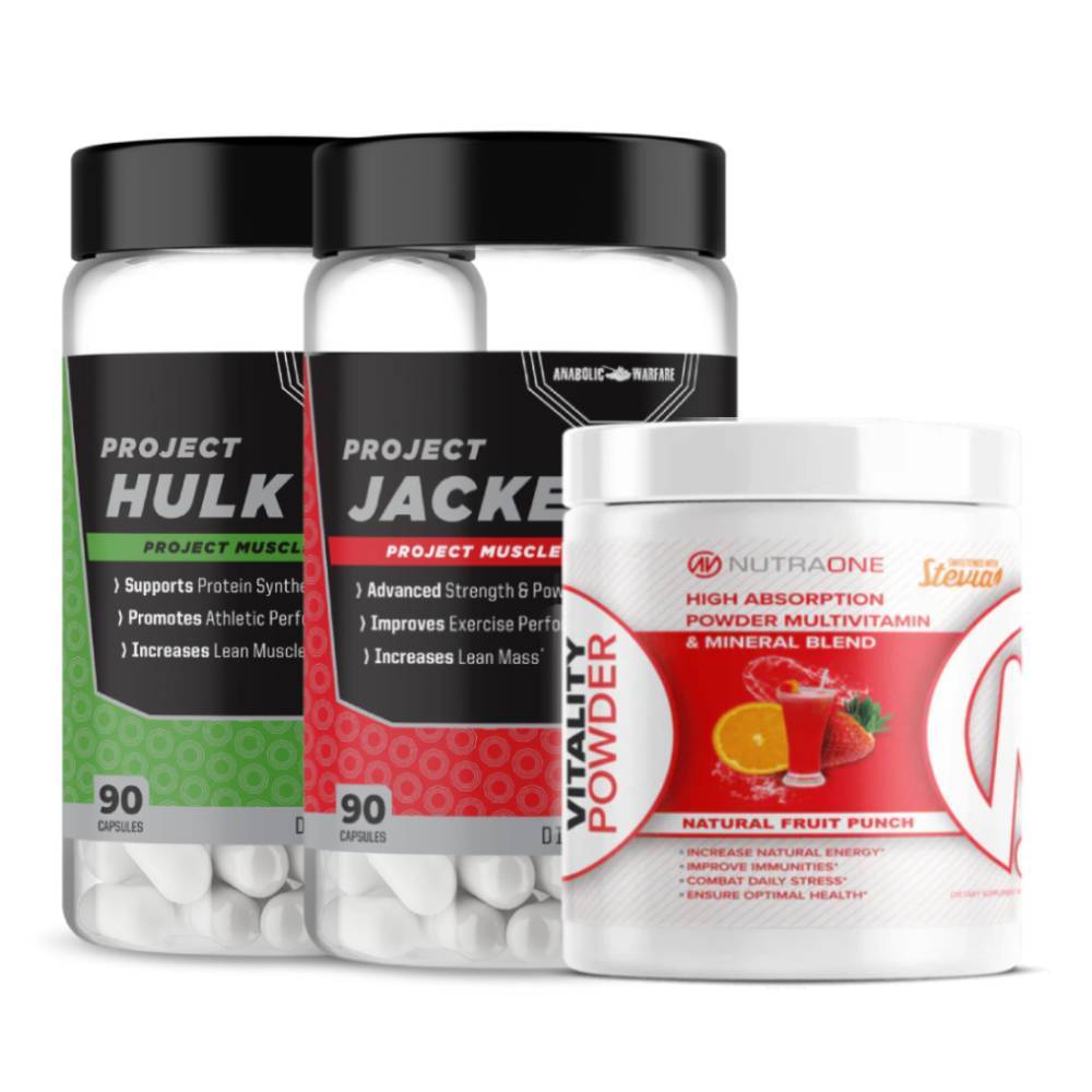 STSC 26 Muscle Performance Stack (Hulk, Jacked, Vitality Powder)