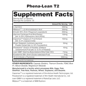 Phena-Lean T2 Non Stim Thermo